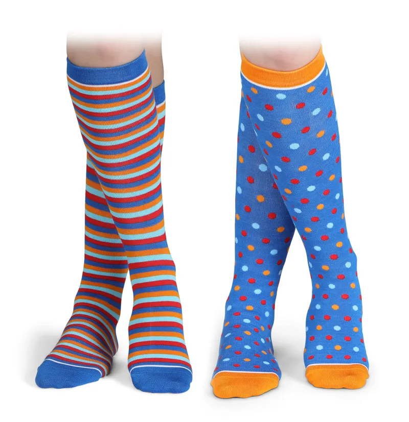 Shires Aubrion Children's Bamboo Socks - 2 Pairs - Blue