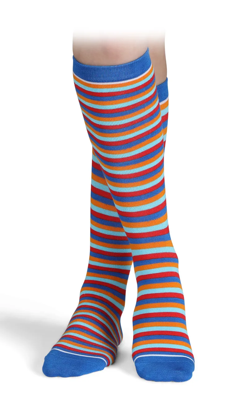 Shires Aubrion Bamboo Socks - 2 Pairs - Blue-1