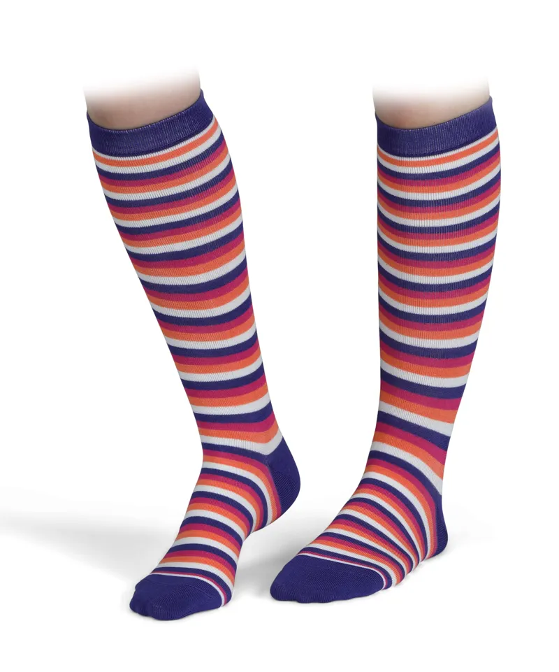 Shires Aubrion Bamboo Socks - 2 Pairs - Purple-1