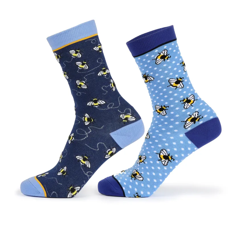Shires Aubrion Children's Bamboo Ankle Socks - Bumblebee
