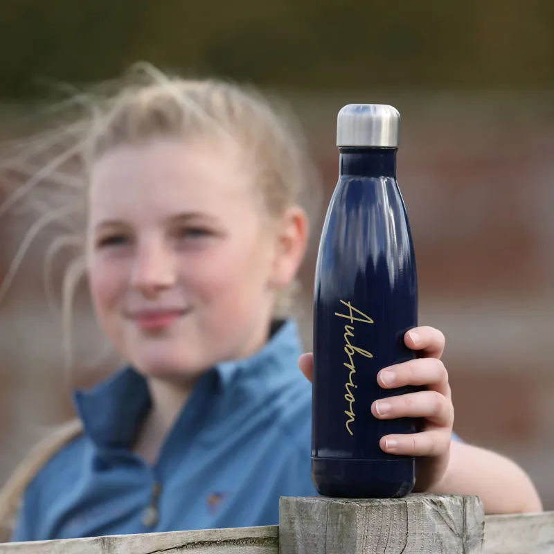 Shires Aubrion Team Water Bottle - Navy Blue-2