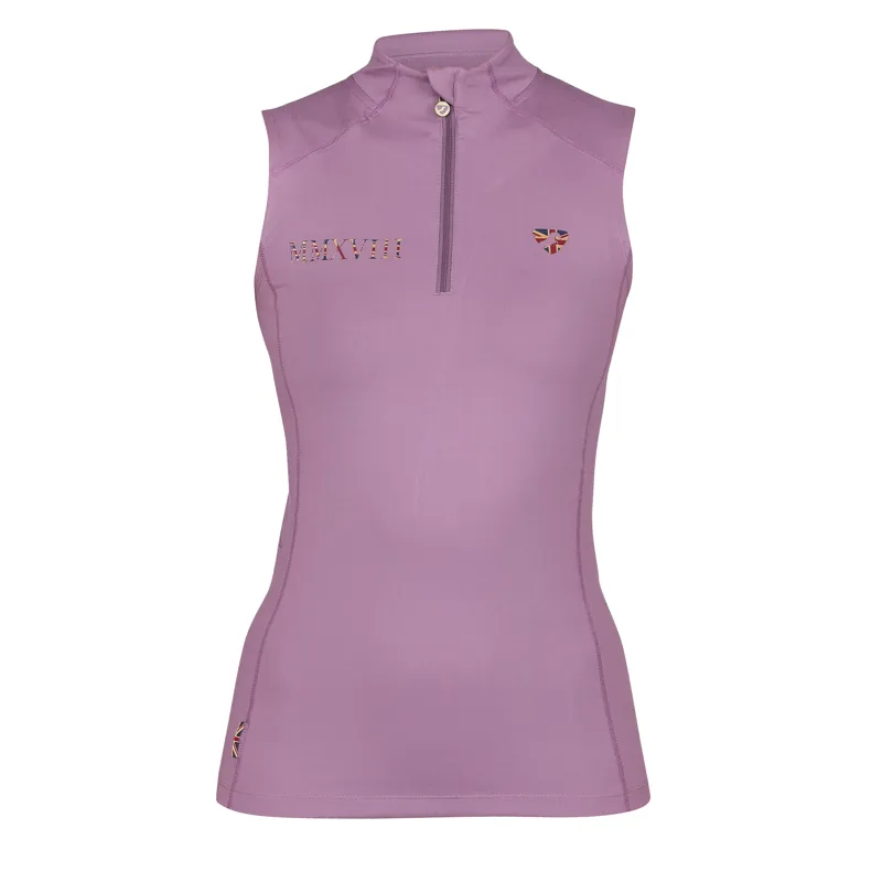 Shires Aubrion Team Sleeveless Base Layer - Mauve