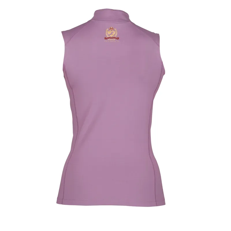 Shires Aubrion Team Sleeveless Base Layer - Mauve-2
