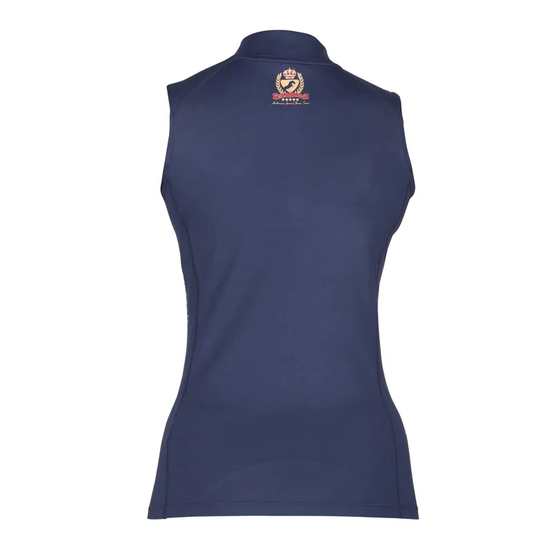 Shires Aubrion Team Sleeveless Base Layer - Navy Blue-2
