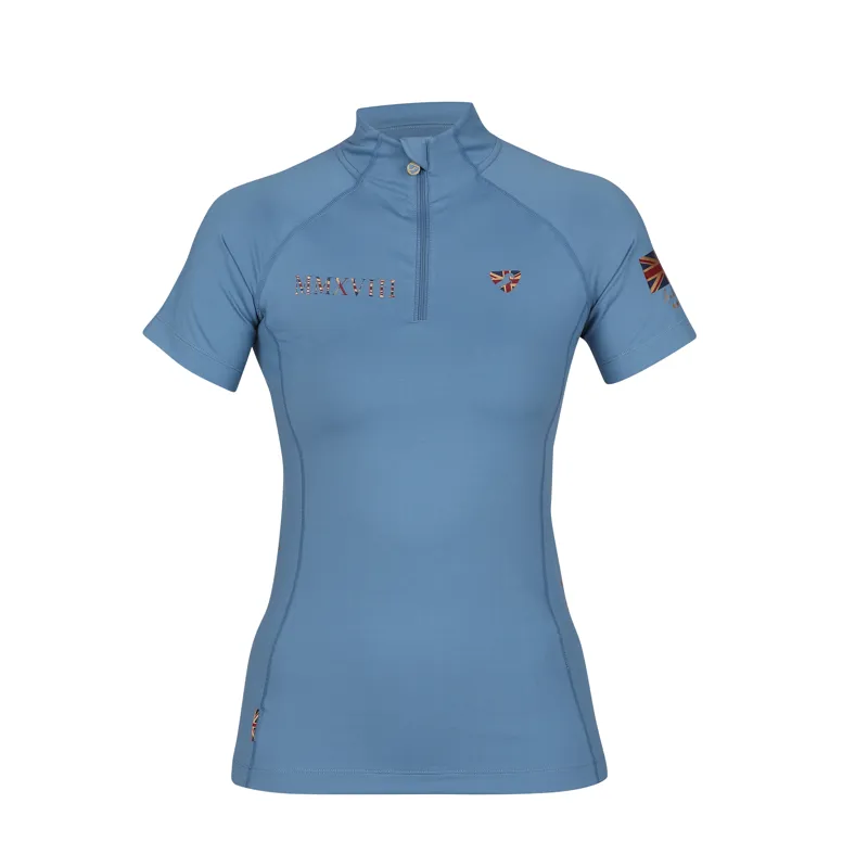 Shires Aubrion Team Short Sleeve Base Layer - Steel