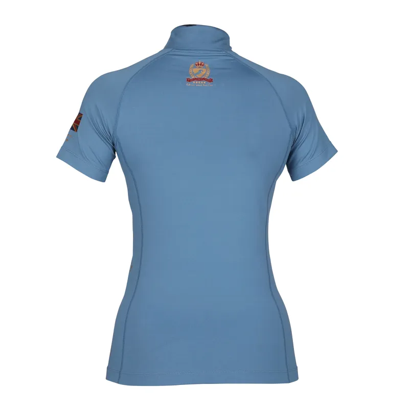Shires Aubrion Team Short Sleeve Base Layer - Steel-2
