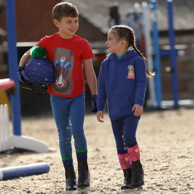 Shires Tikaboo Childrens Ankle Socks - Navy-1