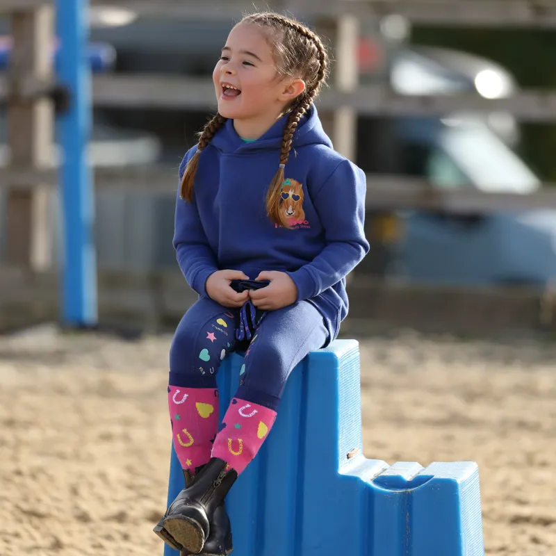 Shires Tikaboo Childrens Hoodie - Navy-2
