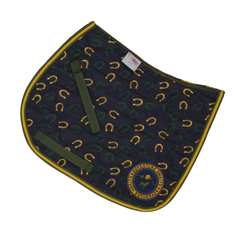 Shires Tikaboo Children's Saddle Pad - Horseshoe