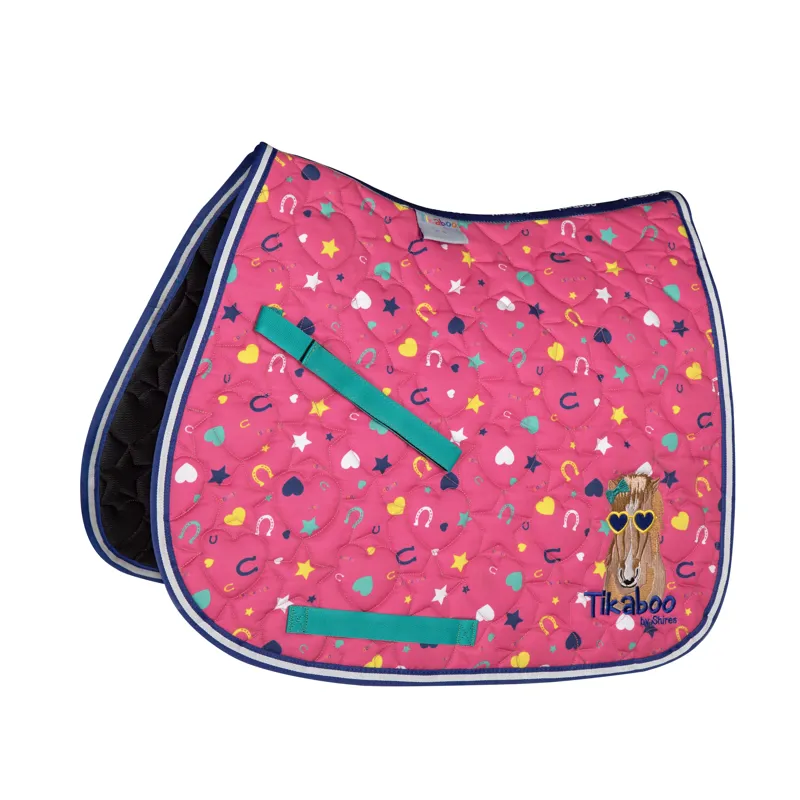 Shires Tikaboo Saddle Pad - Pink