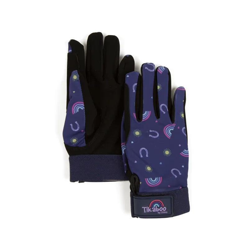 Shires Tikaboo Children's Riding Gloves - Rainbow -1
