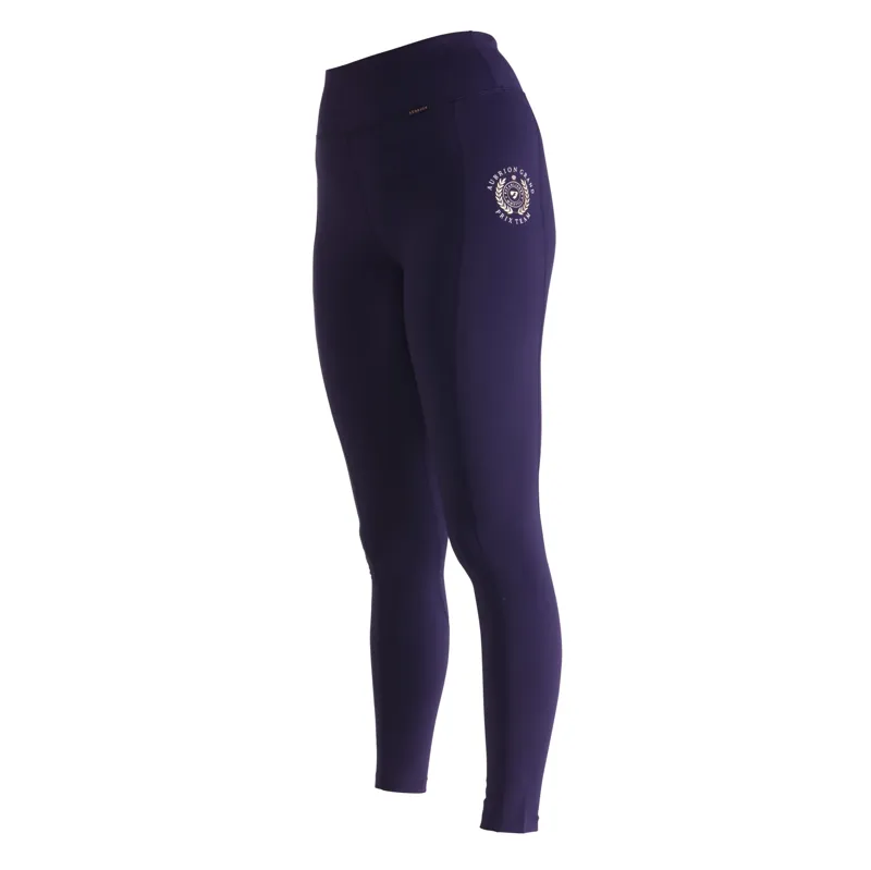 Shires Aubrion Team Non-Stop Active Tights - Navy - Small-2