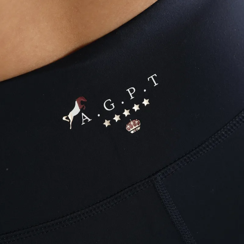 Shires Aubrion Team Non-Stop Active Tights - Navy - Small-5