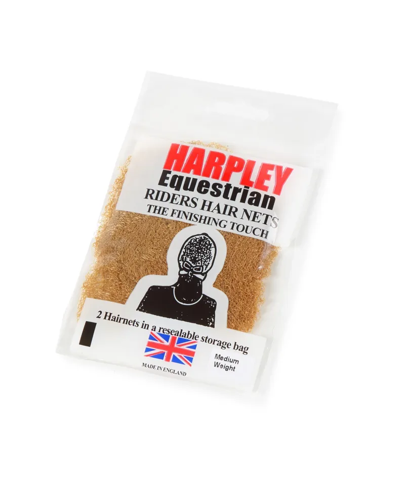Shires Harpley Hairnets Standard Weight - Light Brown-1