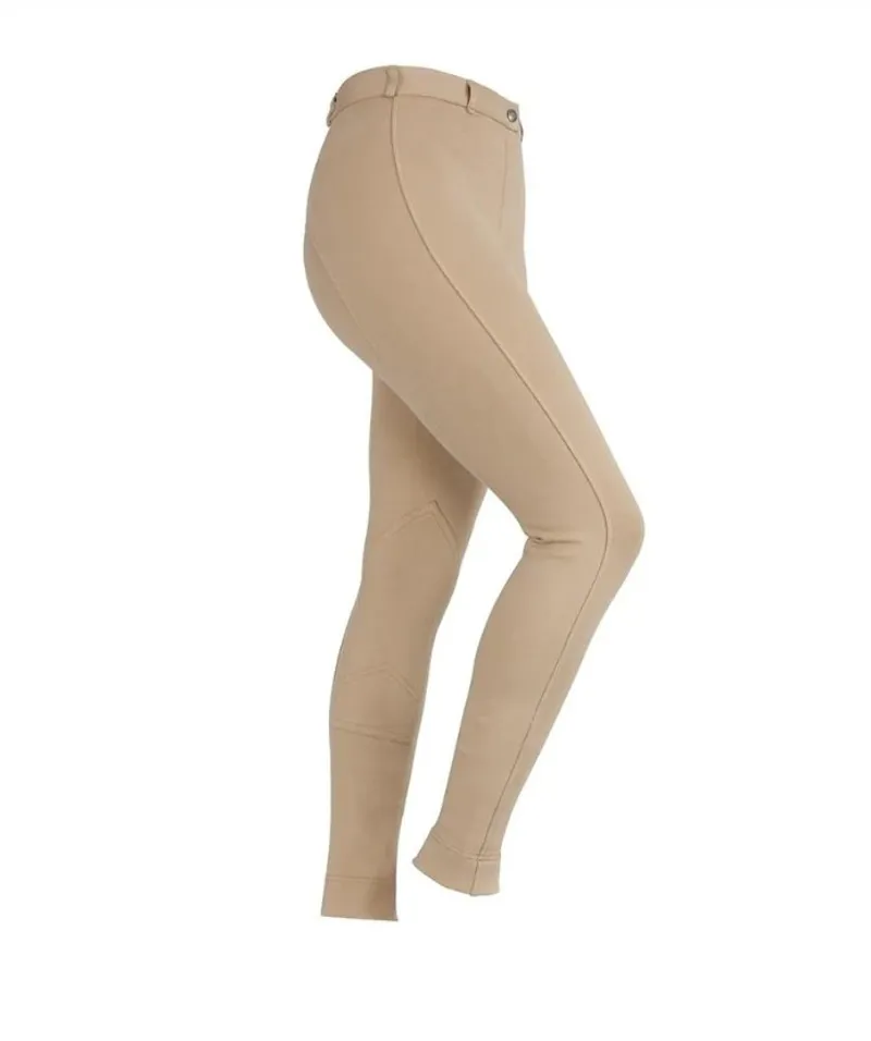 Shires Wessex Girls Jodhpurs - Beige