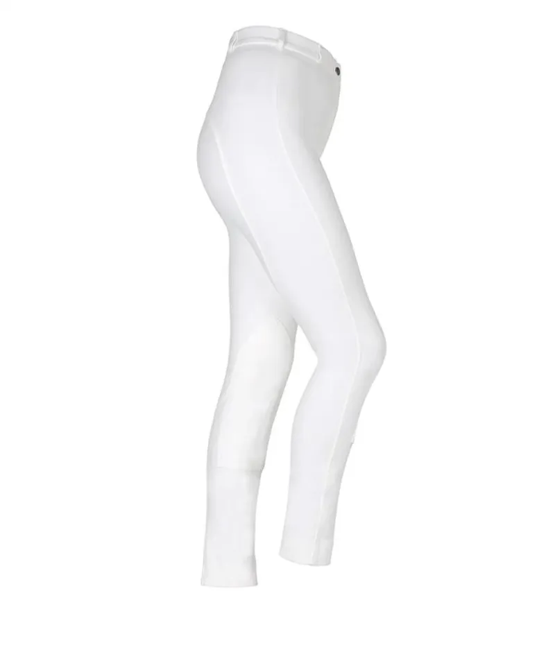 Shires Wessex Girls Jodhpurs - White