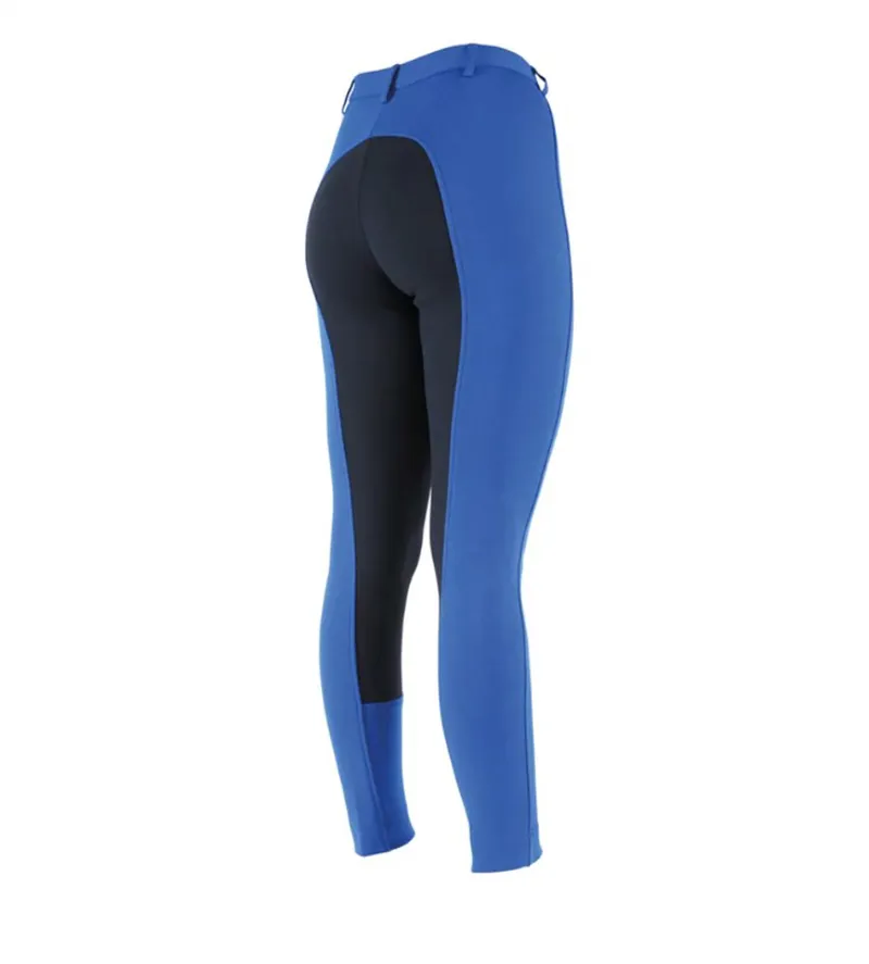 Shires Two Tone Wessex Ladies Jodhpurs - Royal Blue/Navy