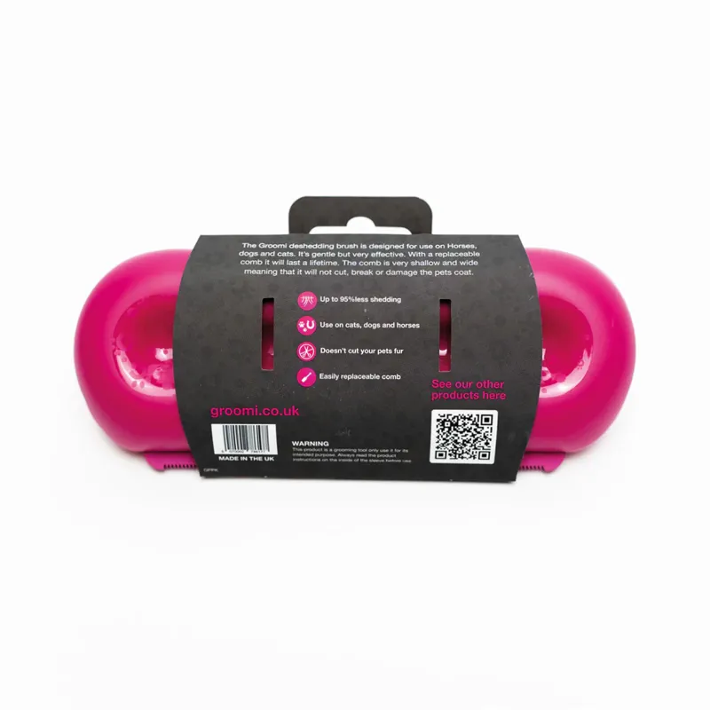 Groomi Deshedding Brush - Pink-1