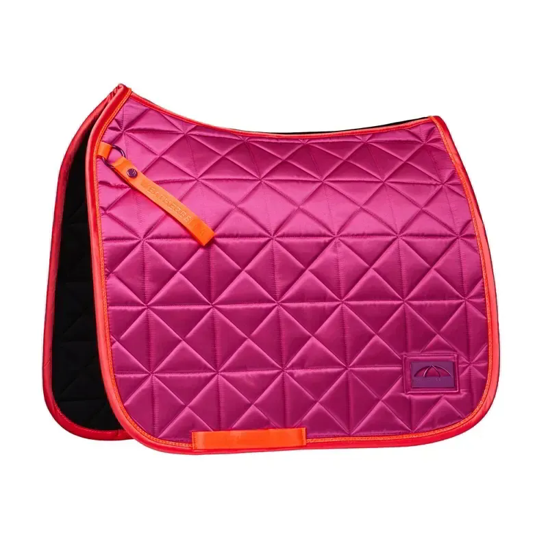 WeatherBeeta Satin Pro Air-Tec Dressage Saddle Pad - Magenta-1