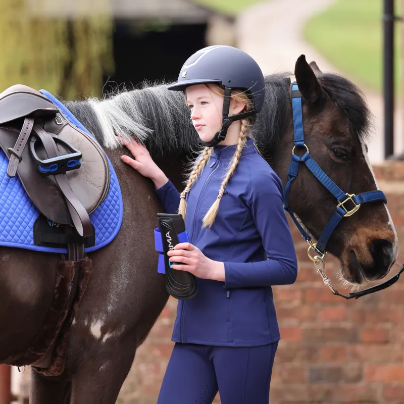 Shires Aubrion Young Rider Non-Stop Jacket - Ink-2