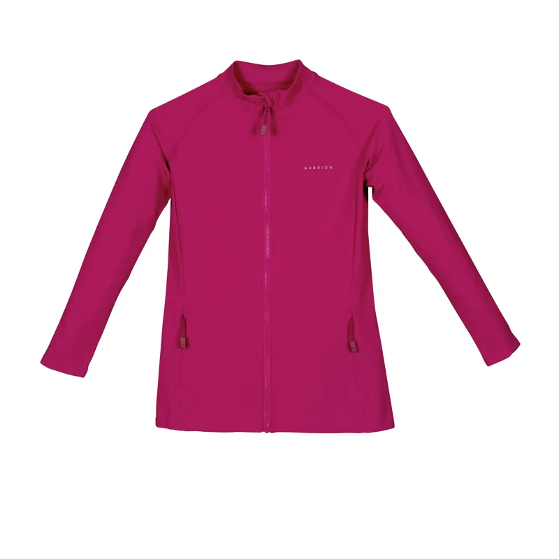 Shires Aubrion Young Rider Non-Stop Jacket - Cerise