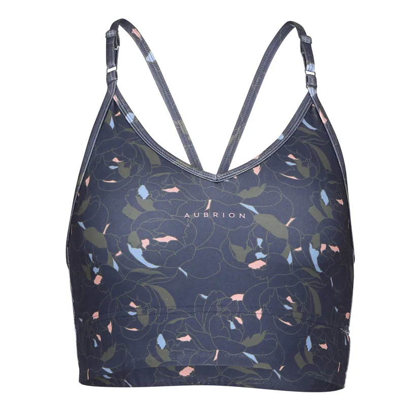 Shires Aubrion Invigorate Sports Bra - Peony Print-1