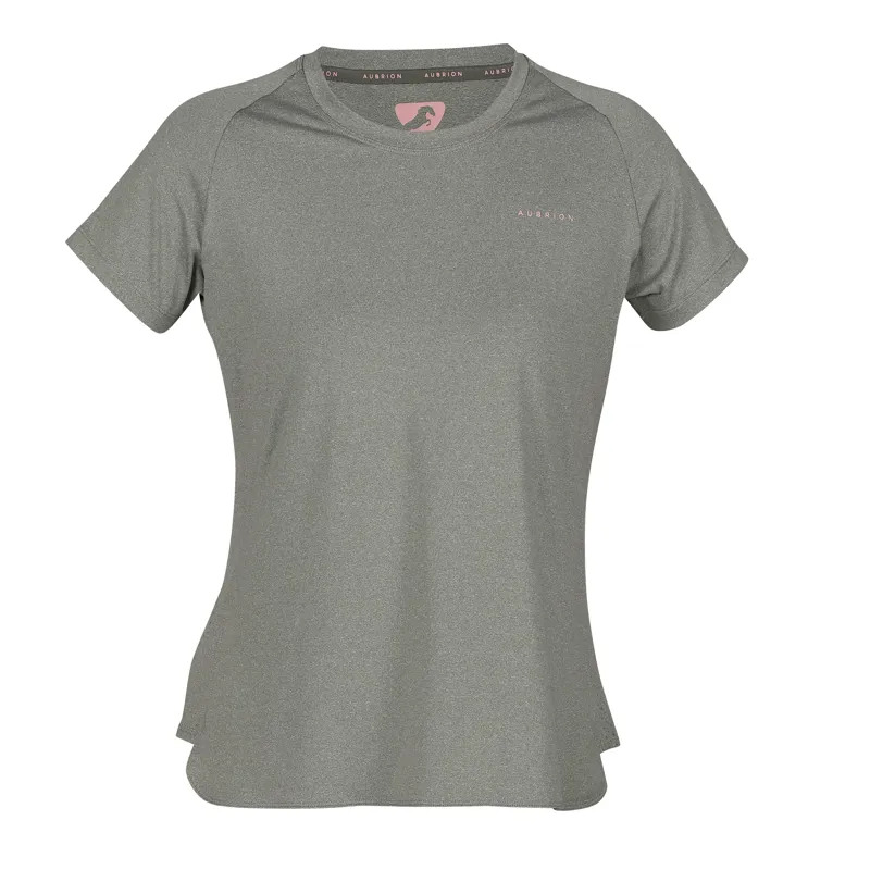 Shires Aubrion Energise Tech T- Shirt - Olive