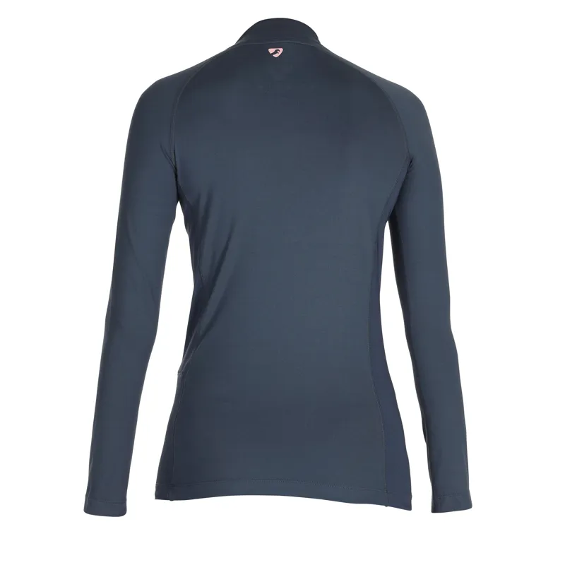 Shires Aubrion Ladies Revive Long Sleeve Base Layer - Navy-2