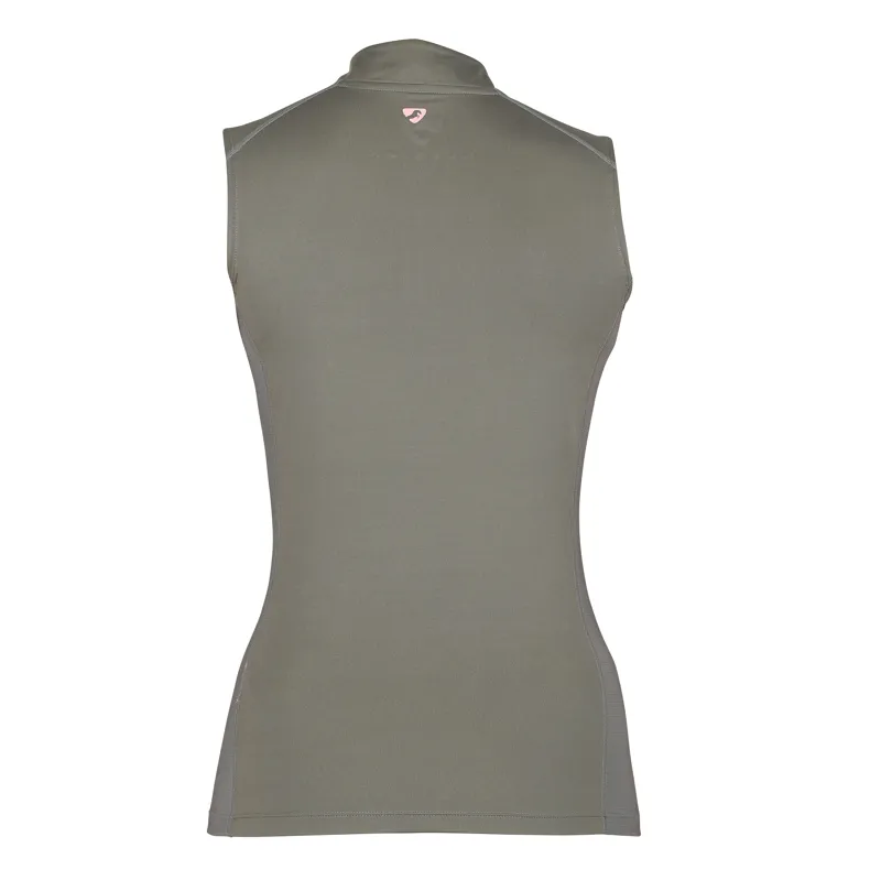 Shires Aubrion Revive Sleeveless Base Layer - Olive-1