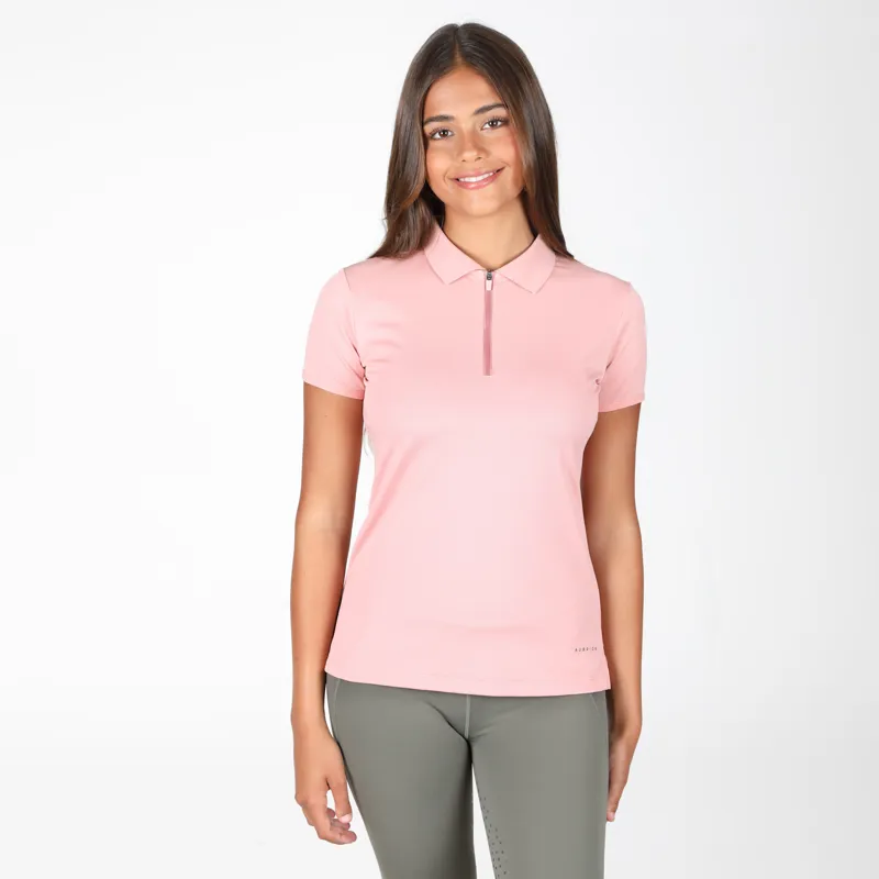 Shires Aubrion Poise Tech Ladies Polo - Rose-2