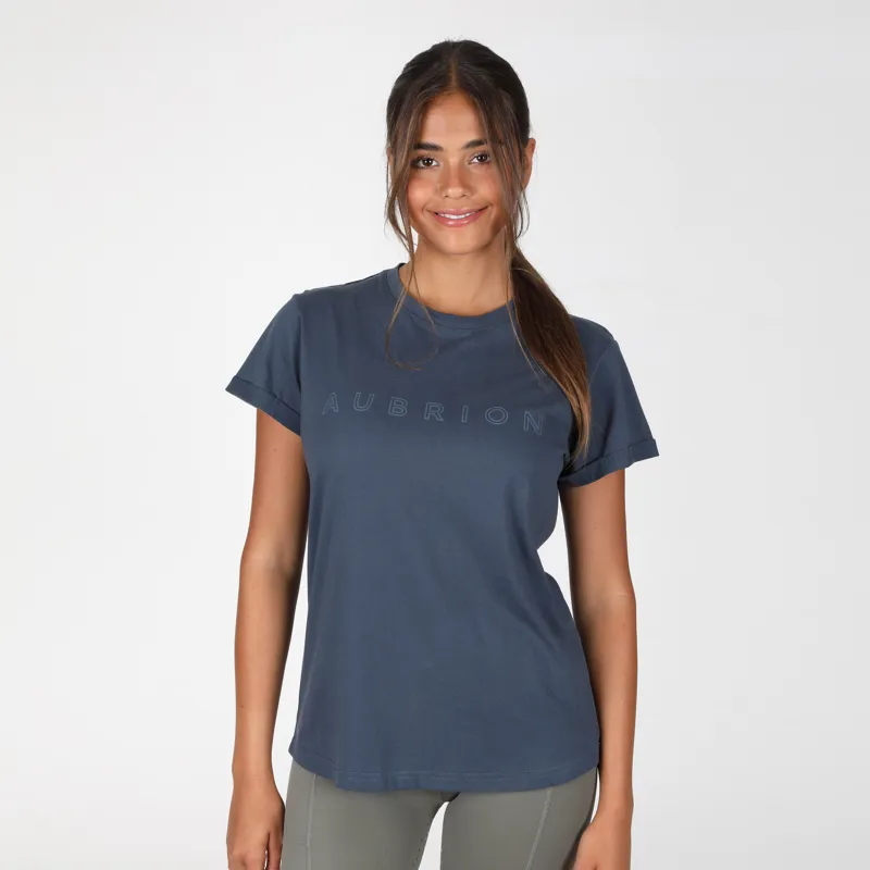 Shires Aubrion Repose Ladies T-Shirt - Navy