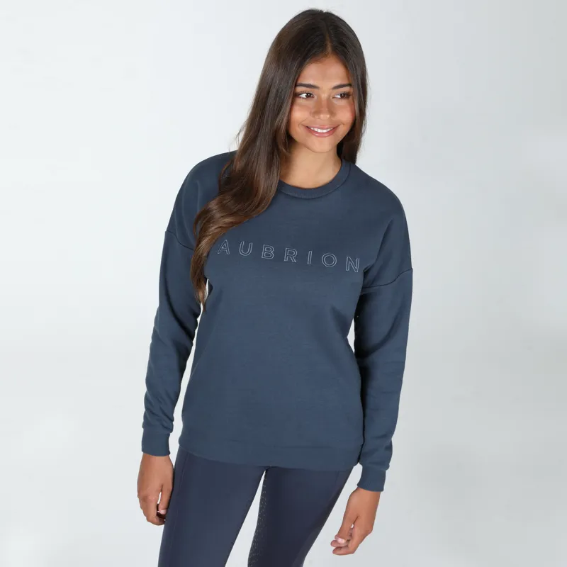Shires Aubrion Serene Sweatshirt - Navy-3