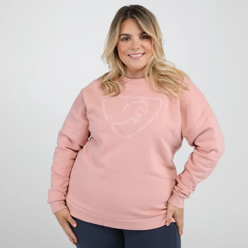 Shires Aubrion Serene Sweatshirt - Rose-3