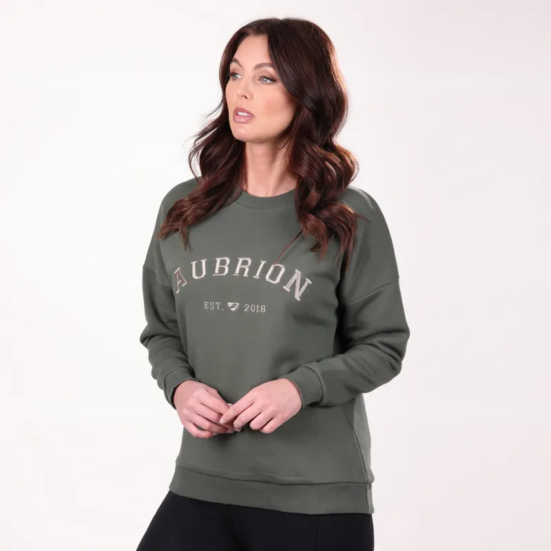 Shires Aubrion Serene Sweatshirt - Green-2