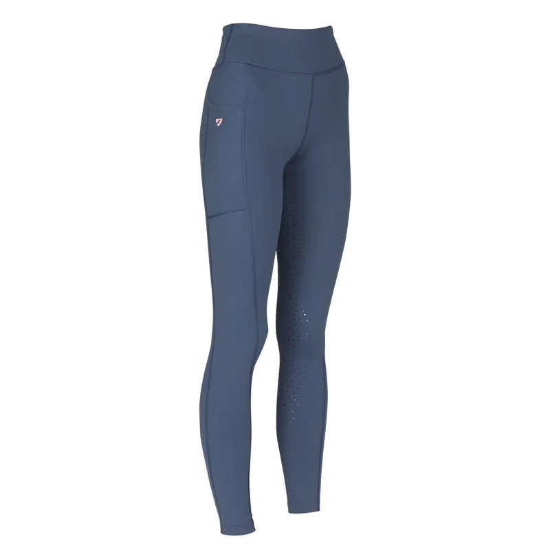 Shires Aubrion Non-Stop Ladies Riding Tights - Navy
