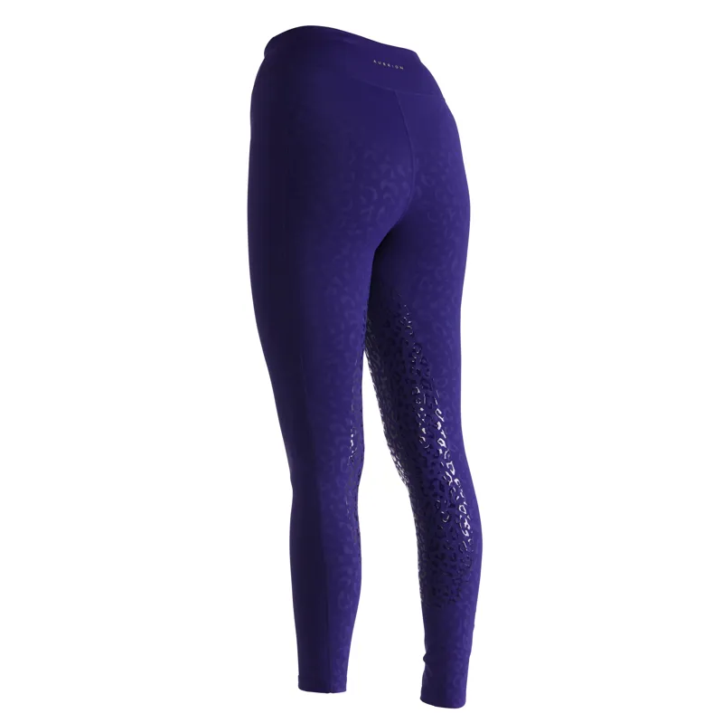 Shires Aubrion Non-Stop Ladies Riding Tights - Ink-1