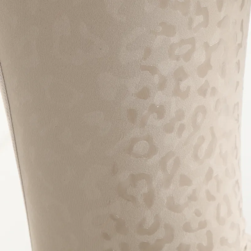 Shires Aubrion Non-Stop Ladies Riding Tights - Taupe-2