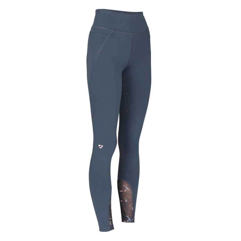 Shires Aubrion Sculpt Ladies Riding Tights - Navy-1