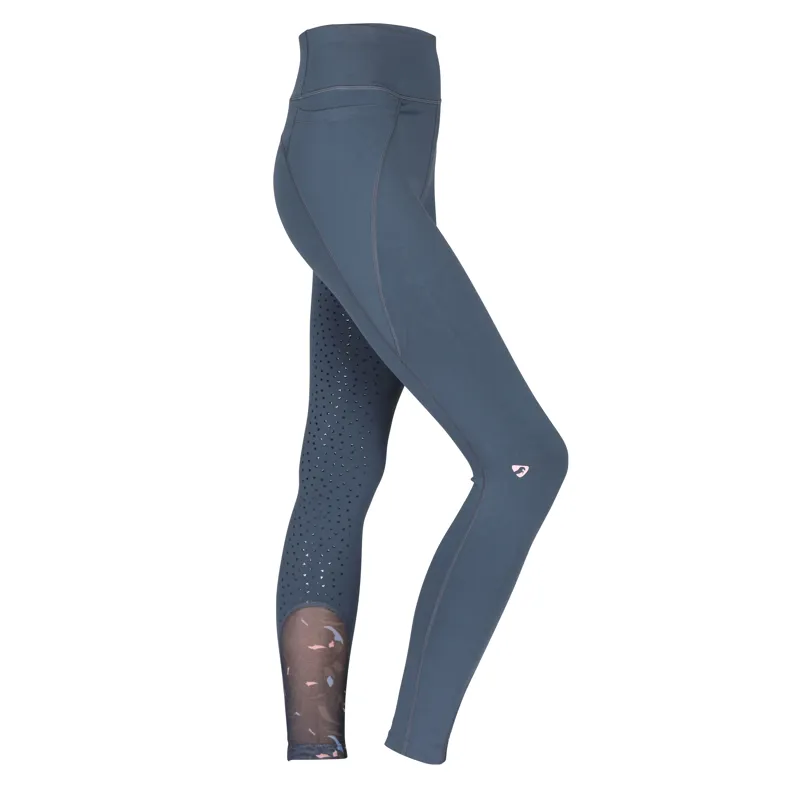 Shires Aubrion Sculpt Ladies Riding Tights - Navy