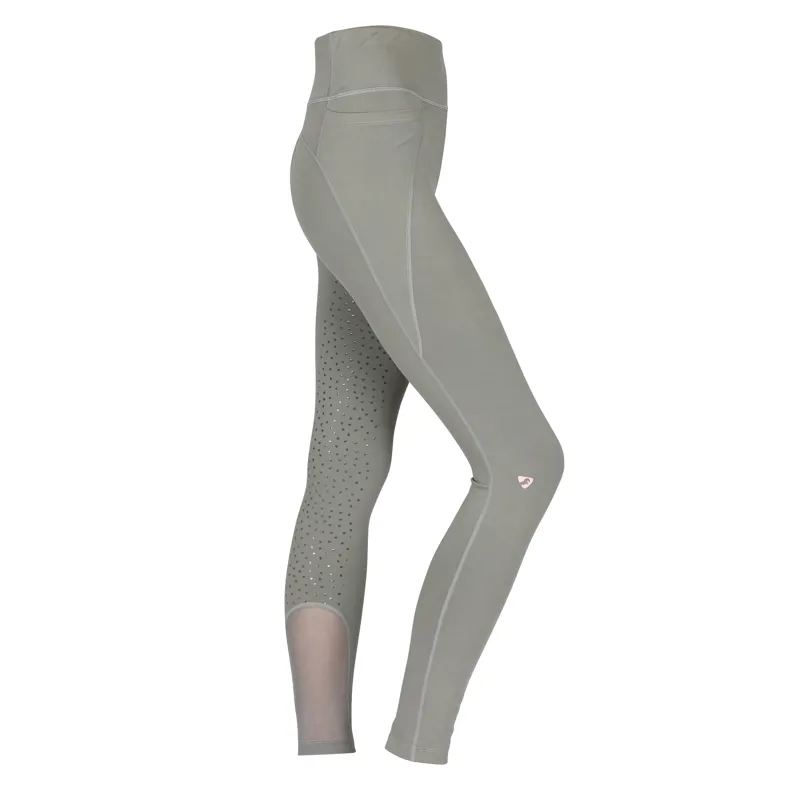 Shires Aubrion Sculpt Ladies Riding Tights - Olive