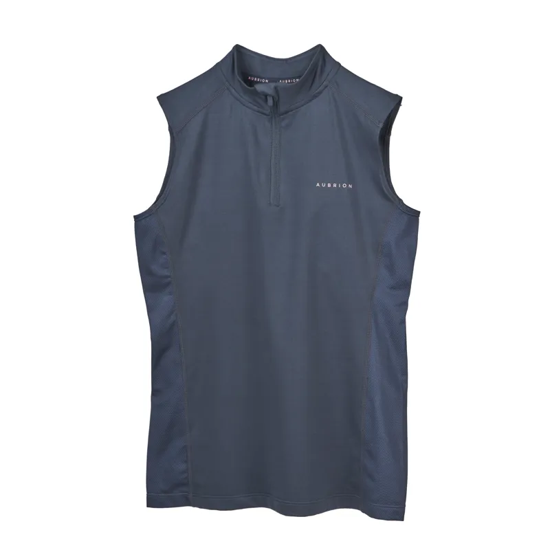 Shires Aubrion Young Rider Revive Sleeveless Base Layer - Navy