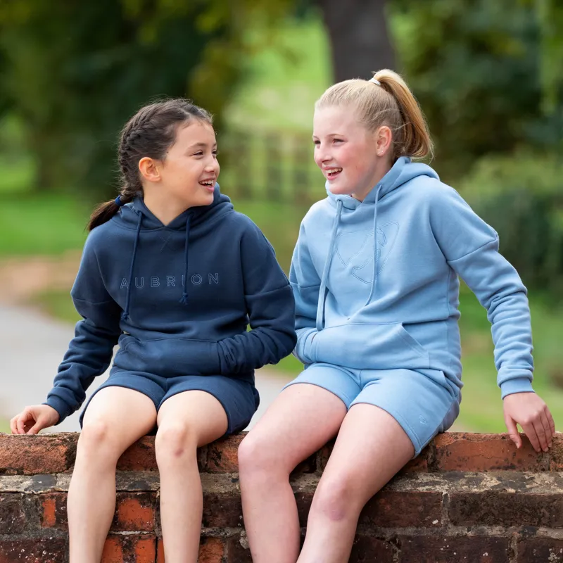 Shires Aubrion Children's Serene Hoodie - Navy-1