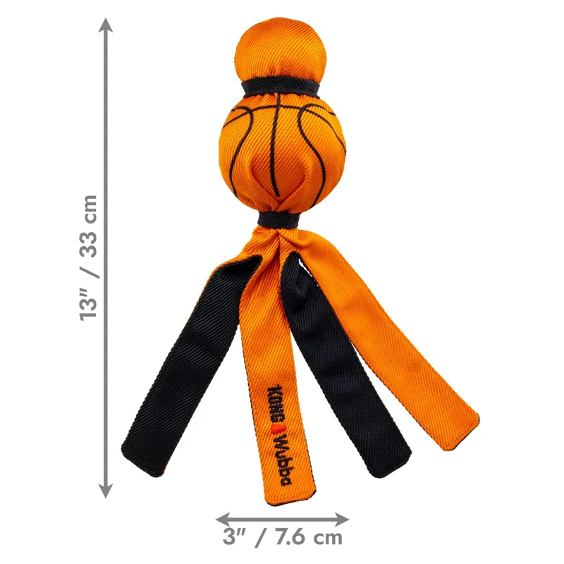 KONG Wubba Sport Basketball Dog Toy - Orange-1