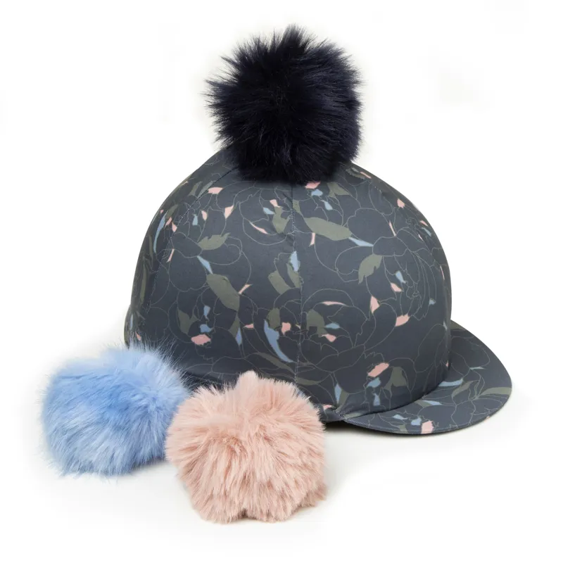 Shires Aubrion Switch It Hat Cover - Peony Print