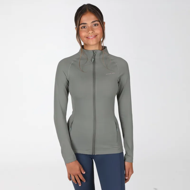 Shires Aubrion Non-Stop Ladies Jacket - Olive-2