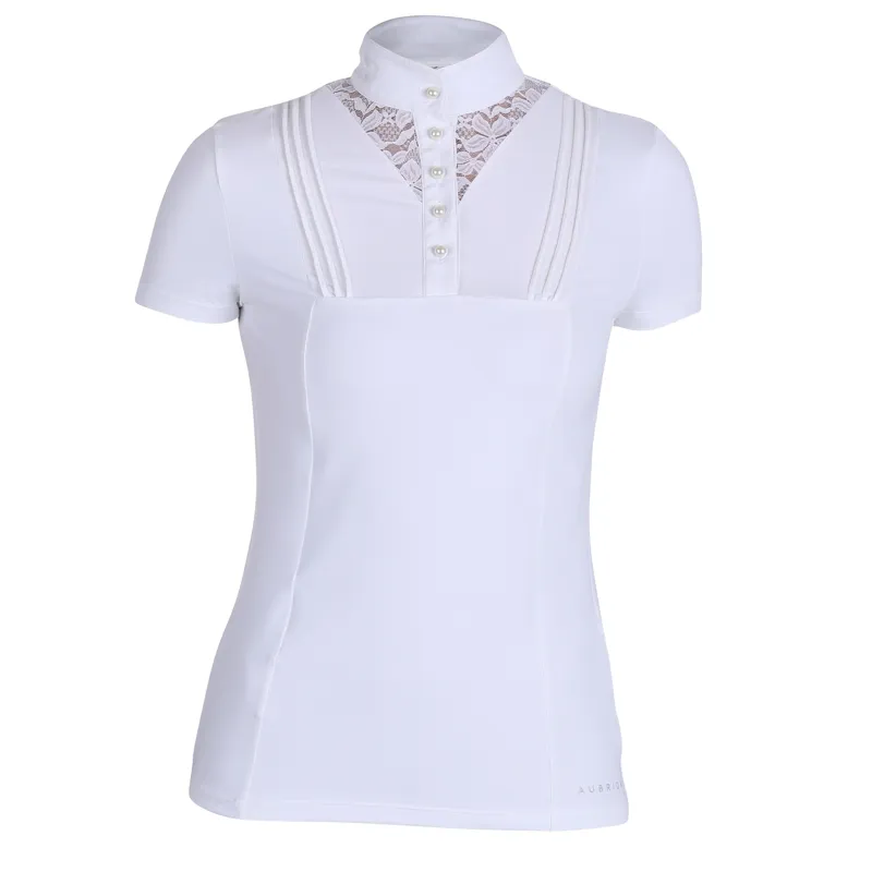 Shires Aubrion Albury Ladies Show Shirt - White