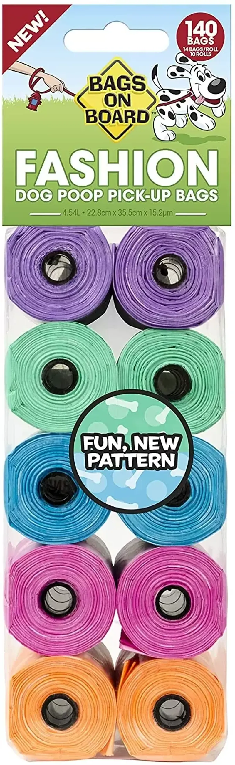 Bags On Board Refill Rolls - 10 X 14 Bags - Fashion