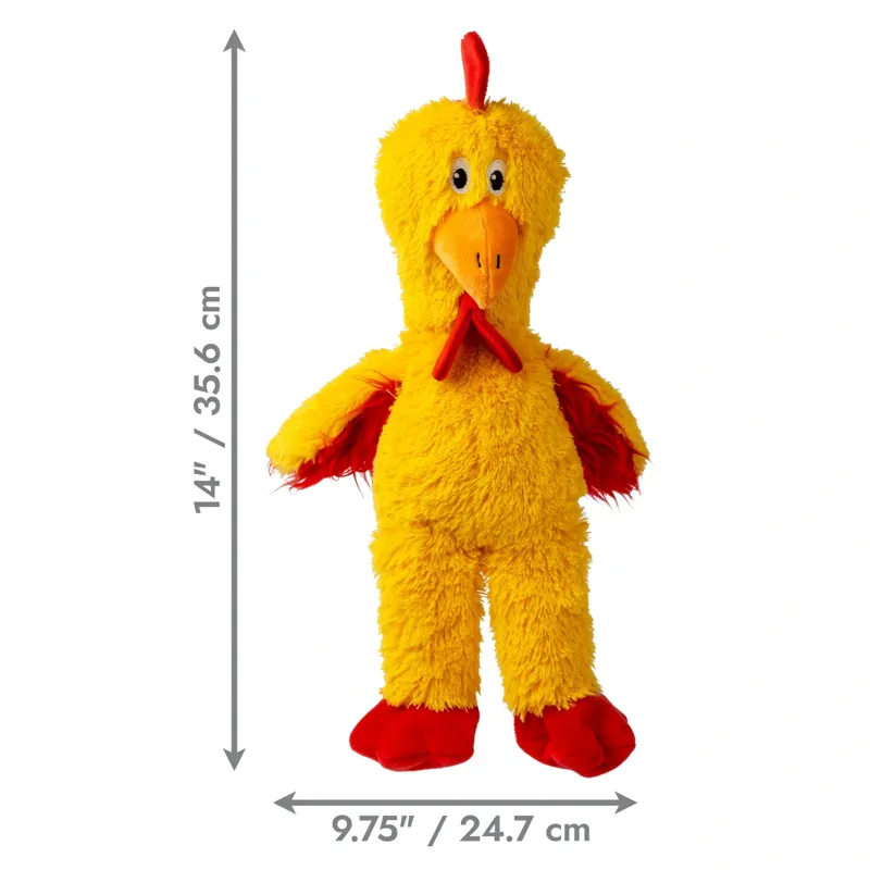 KONG Large Dog Toy Knots Chicken - Yellow-2