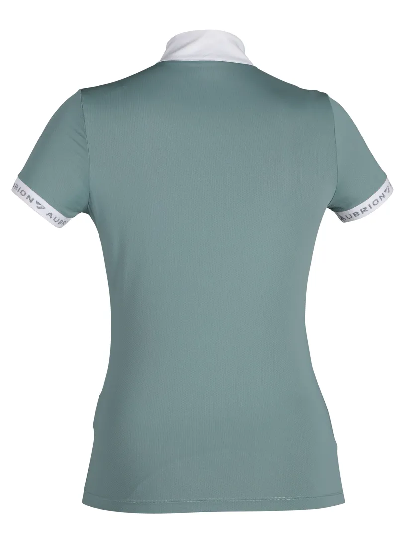 Shires Aubrion Chester Ladies Show Shirt - Sage-2