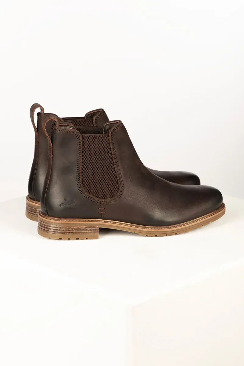 Rydale Mens Thirsk Leather Chelsea Boot - Waxy Brown-1
